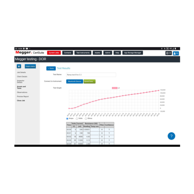 电气设备测试和报告软件