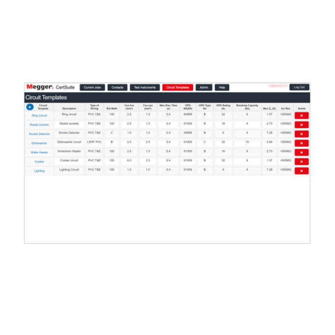 电气测试认证软件