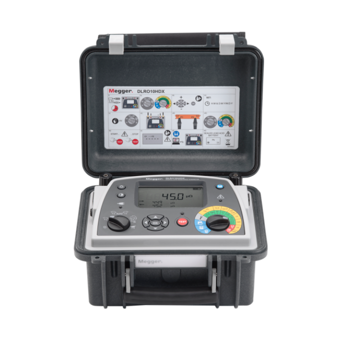 DLRO10HD和DLRO10HDX数字低电阻欧姆表