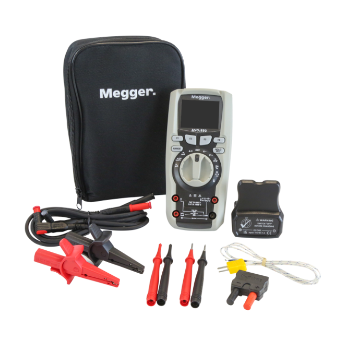 AVO850是一款带彩色显示屏的真有效值数字万用表