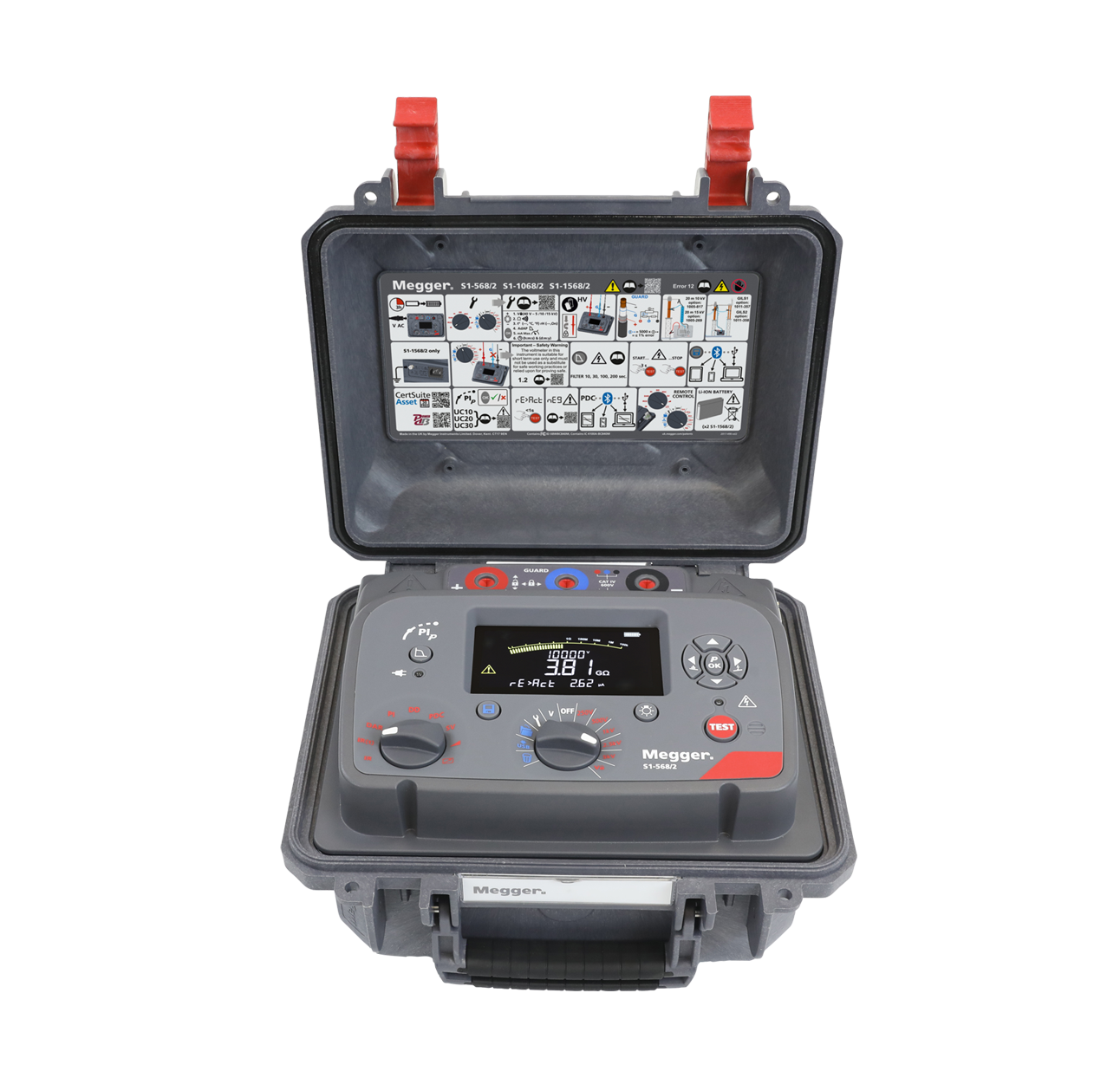 专家级 5 kV、10 kV 和 15 kV 绝缘电阻测试仪